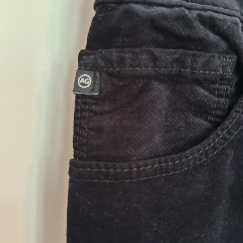 AG Jodi Crop high rise flare crop velvet pants. - Picture 5 of 9